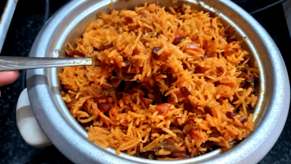 Electric cooker pulao