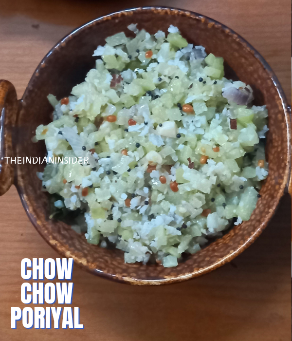 Chow Chow Poriyal Recipe| Excellent Side Dish For Rice.